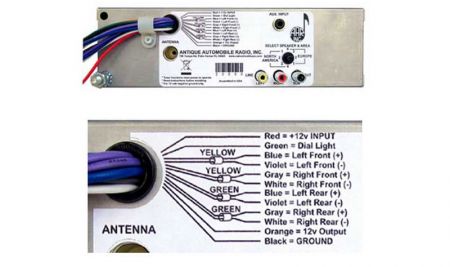 1951 - 52 Ford Truck and Station Wagon AM FM Stereo Bluetooth® Radio #  093401BT