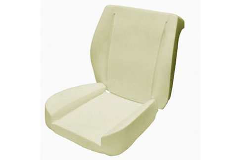 Seat Foam, 1964-67 GM A Body, Bench, Front @