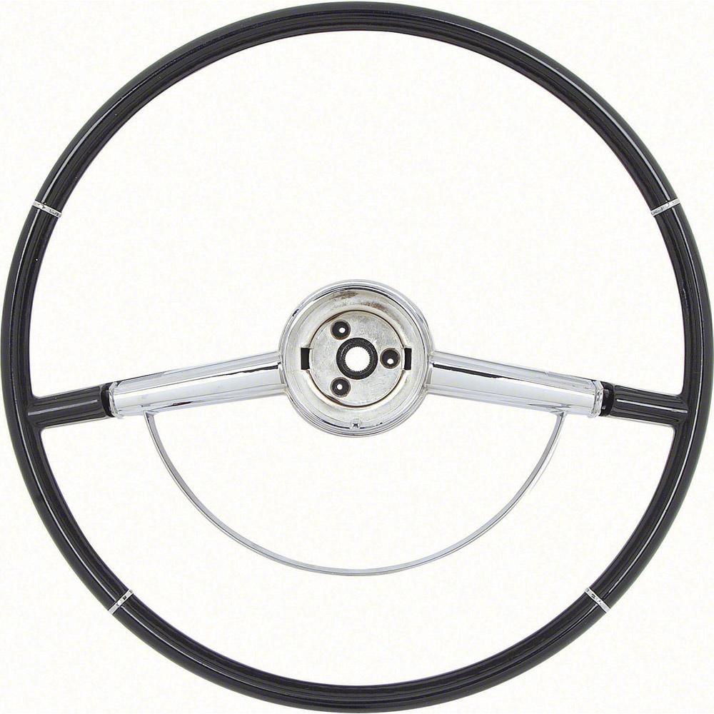 1964 Impala Black Steering Wheel With Horn Ring: Classic Car Interior