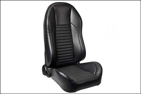 TMI 1969 Camaro Seats, Pro-Series Deluxe Comfortweave, Low-Back, Pair:  Classic Car Interior