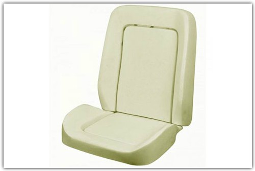 First Generation 1967 Ford Mustang Seat Foam - Standard Or Deluxe - 1 Top &  1 Bottom - Auto Accessories of America