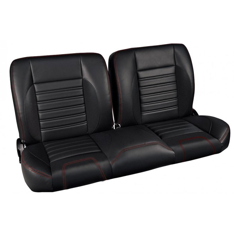 TMI Truck Bench Seat, Pro Series Universal Sport, Split Back, Narrow